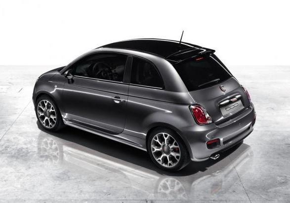 Nuova Fiat 500S tre quarti posteriore