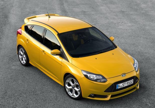 Nuova Ford Focus ST 5 porte vista dall'alto