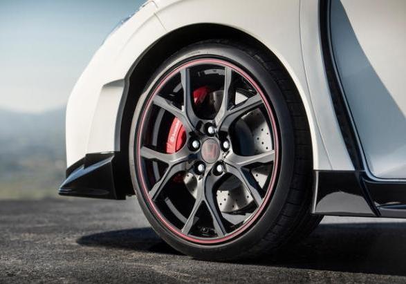 Nuova Honda Civic Type R dettaglio cerchi in lega