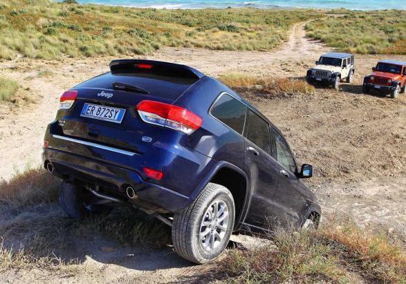 Nuova Jeep Grand Cherokee Summit in off-road