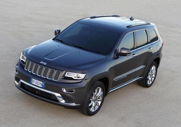 Nuova Jeep Grand Cherokee Summit tre quarti anteriore