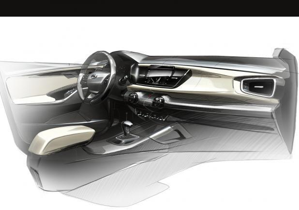 Nuova Kia Rio design interni