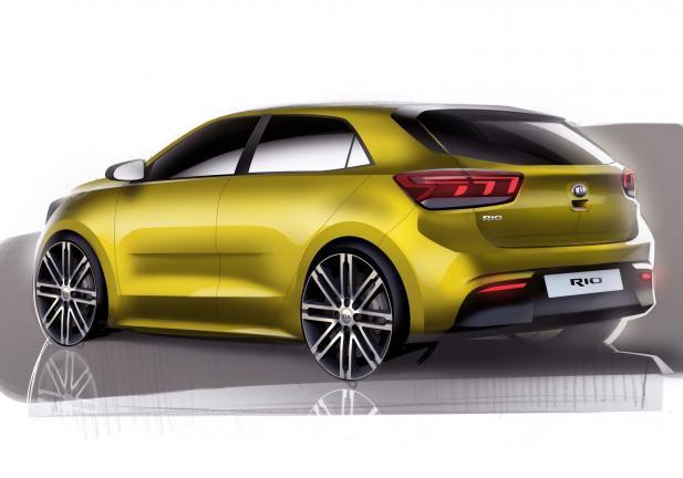 Nuova Kia Rio design posteriore