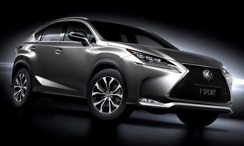 Nuova Lexus NX tre quarti anteriore