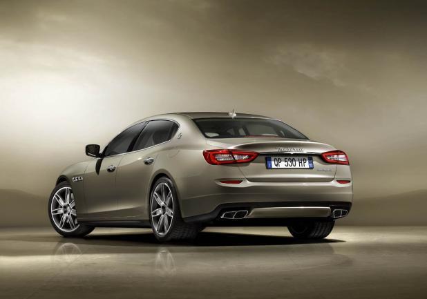 Nuova Maserati Quattroporte tre quarti posteriore