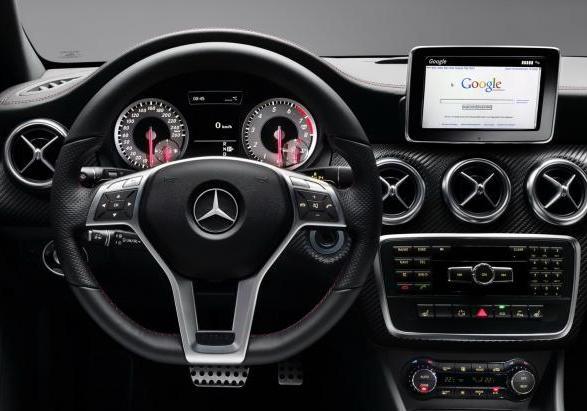 Nuova Mercedes Classe A strumentazione