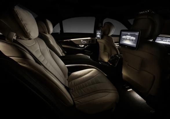 Nuova Mercedes Classe S sedili posteriori