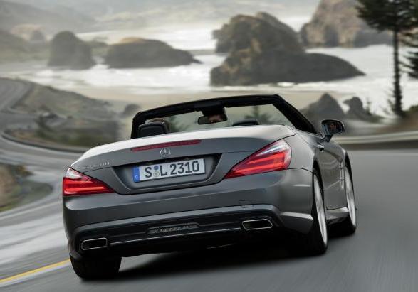 Nuova Mercedes SL posteriore