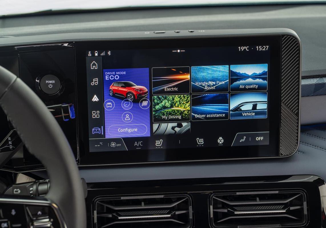 Nuova Nissan Micra 2025 infotainment