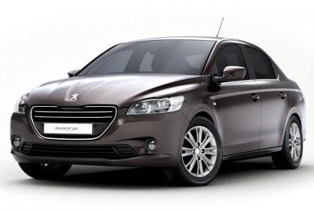 Nuova Peugeot 301 tre quarti anteriore