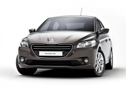 Nuova Peugeot 301anteriore