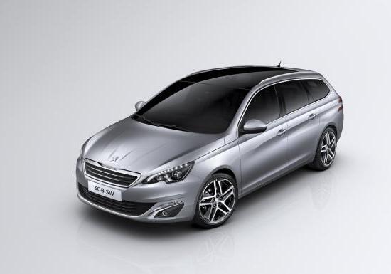 Nuova Peugeot 308 SW tre quarti anteriore