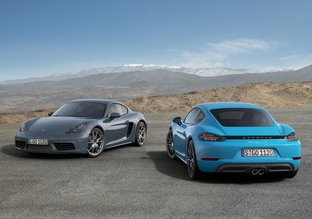 Nuova Porsche 718 Cayman statica