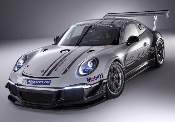 Nuova Porsche 911 GT3 Cup tre quarti anteriore