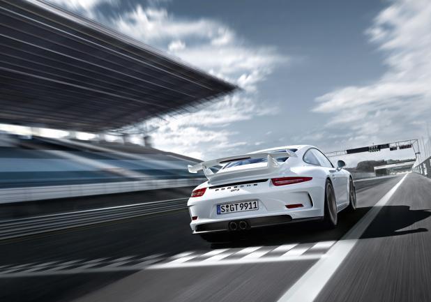 Nuova Porsche 911 GT3 in pista