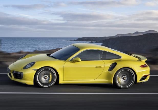Nuova Porsche 911 Turbo profilo