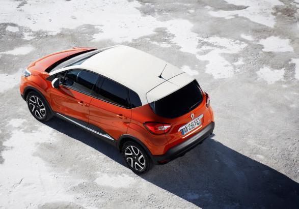 Nuova Renault Captur dall'alto