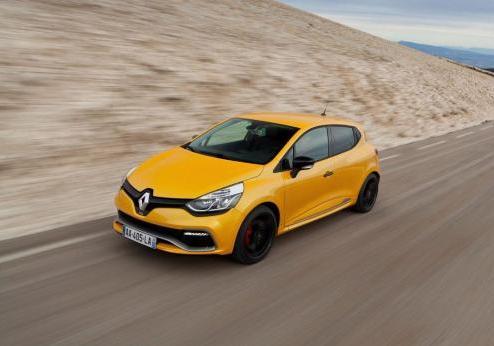 Nuova Renault Clio RS 200 EDC tre quarti anteriore