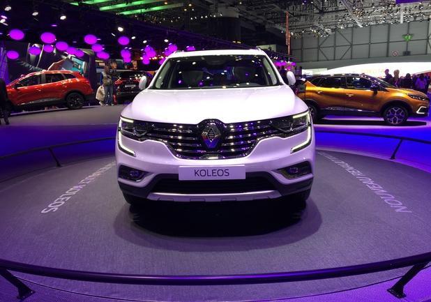 Nuova Renault Koleos frontale Ginevra