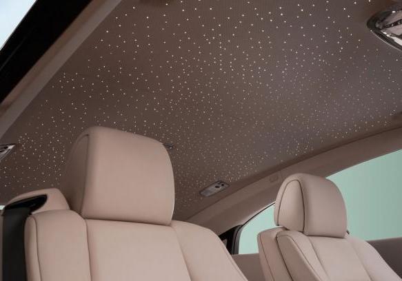 Nuova Rolls-Royce Wraith dettaglio Starlight Headliner