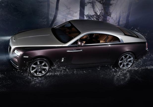 Nuova Rolls-Royce Wraith profilo lato sinistro
