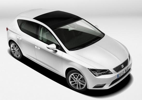 Nuova Seat Leon 2012 foto dall'alto