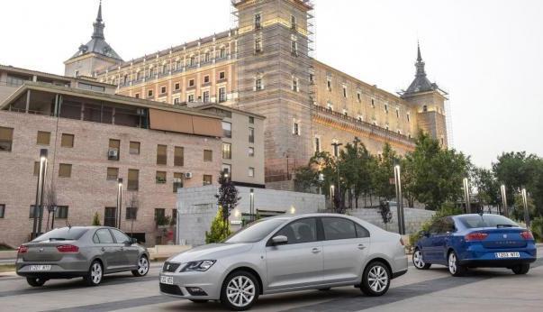 Nuova Seat Toledo vista tre lati