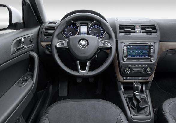 Nuova Skoda Yeti my 2014 interni