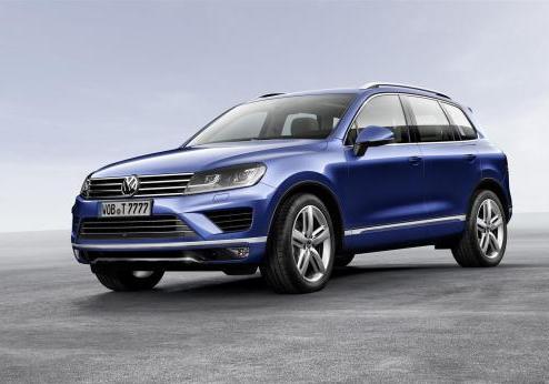 Nuova Volkswagen Touareg tre quarti anteriore lato sx