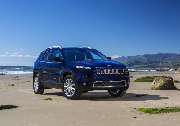 Nuovo Jeep Cherokee tre quarti anteriore lato destro