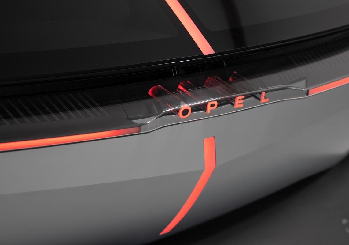 Opel Experimental logo posteriore