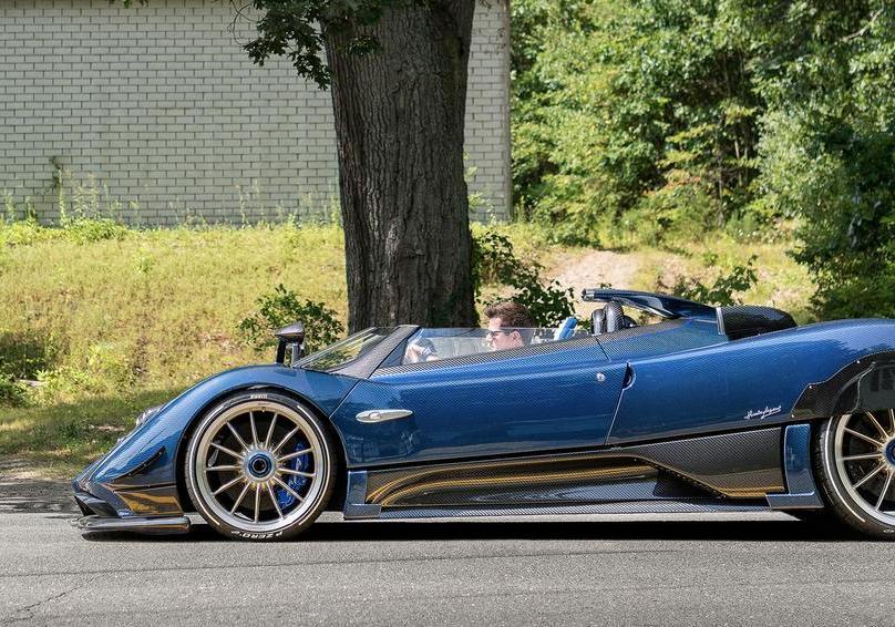 pagani zonda hp barchetta blu