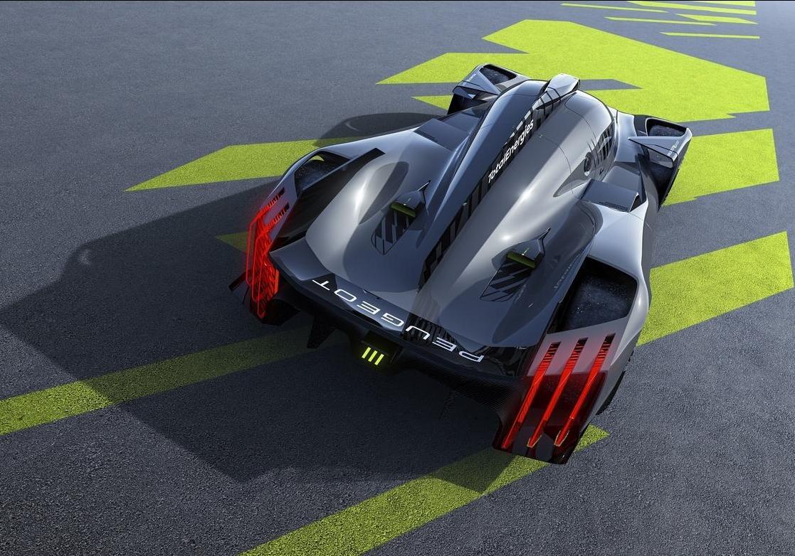 Peugeot 9X8 Hypercar posteriore