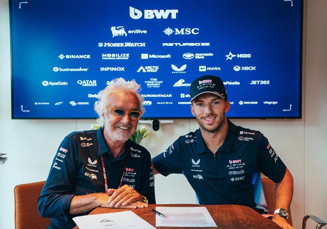 Pierre Gasly e Briatore