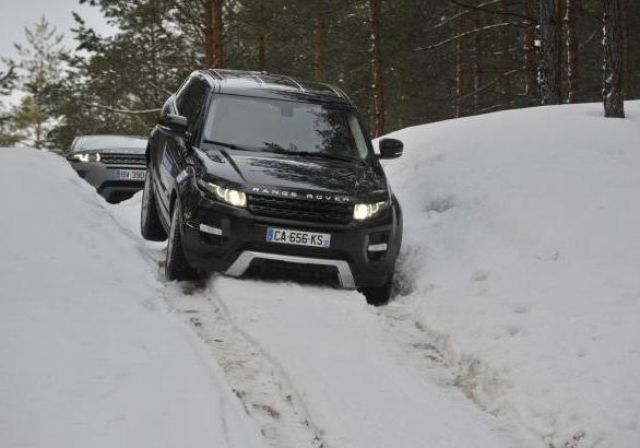 Pneumatici invernali Michelin Range Rover Evoque nera