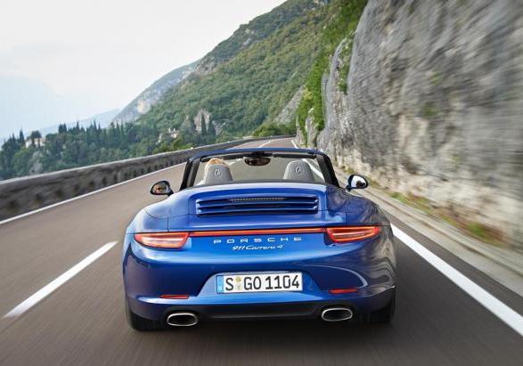 Porsche 911 Carrera Cabriolet posteriore