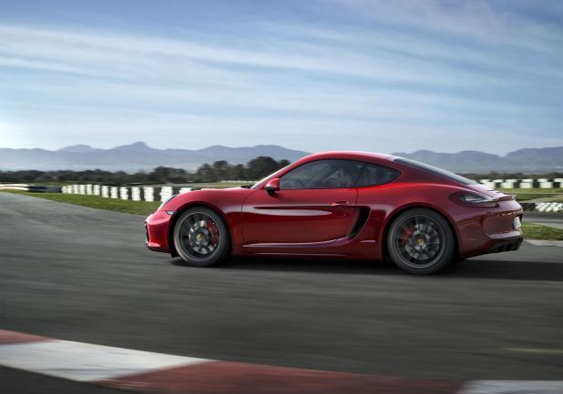 Porsche Cayman GTS profilo