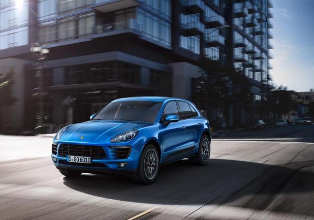 Porsche Macan S tre quarti anteriore lato sinistro