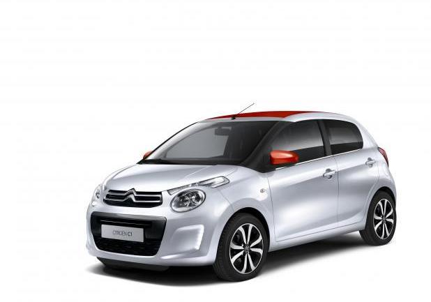 Prime immagini nuova Citroen C1 tre quarti anteriore