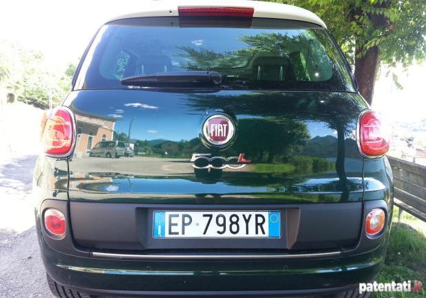 Prova Fiat 500L 0.9 TwinAir Turbo posteriore