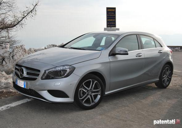 Prova Mercedes Classe A 200 CDI Sport profilo tre quarti anteriore