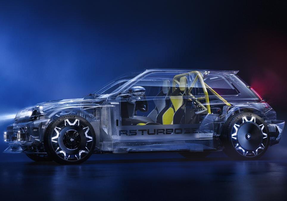 Renault 5 Turbo 3E scheletro