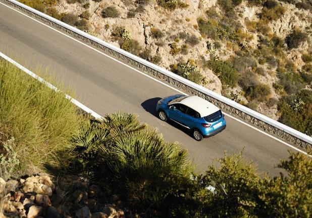 Renault Captur dall'alto