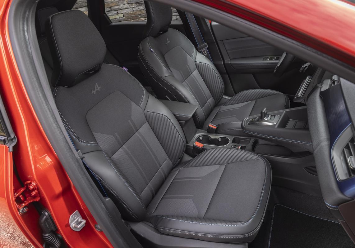 Renault Symbioz E-Tech Esprit Alpine sedili