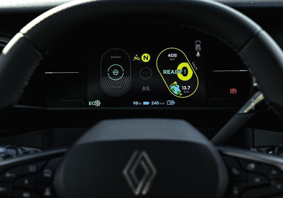 Renault Twingo Techno Giallo Mango strumentazione