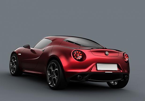 Salone di Parigi 2012 Alfa Romeo 4C Concept posteriore