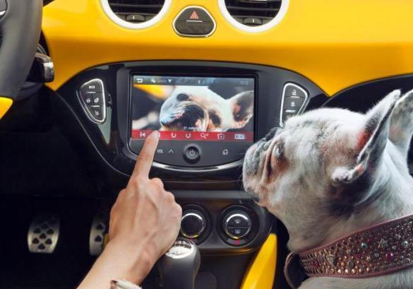 Salone di Parigi 2012 Opel Adam display infotainment