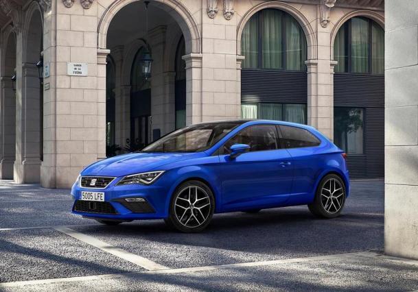 Seat Leon 2017 blue