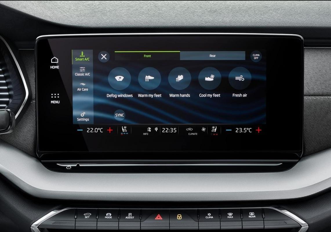 Skoda Octavia Wagon 2020 schermo sistema multimediale