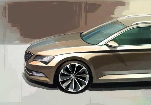 Skoda Superb Wagon design muso